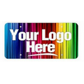 .015 Full Color Digital Plastic Poly-Ad License Plates